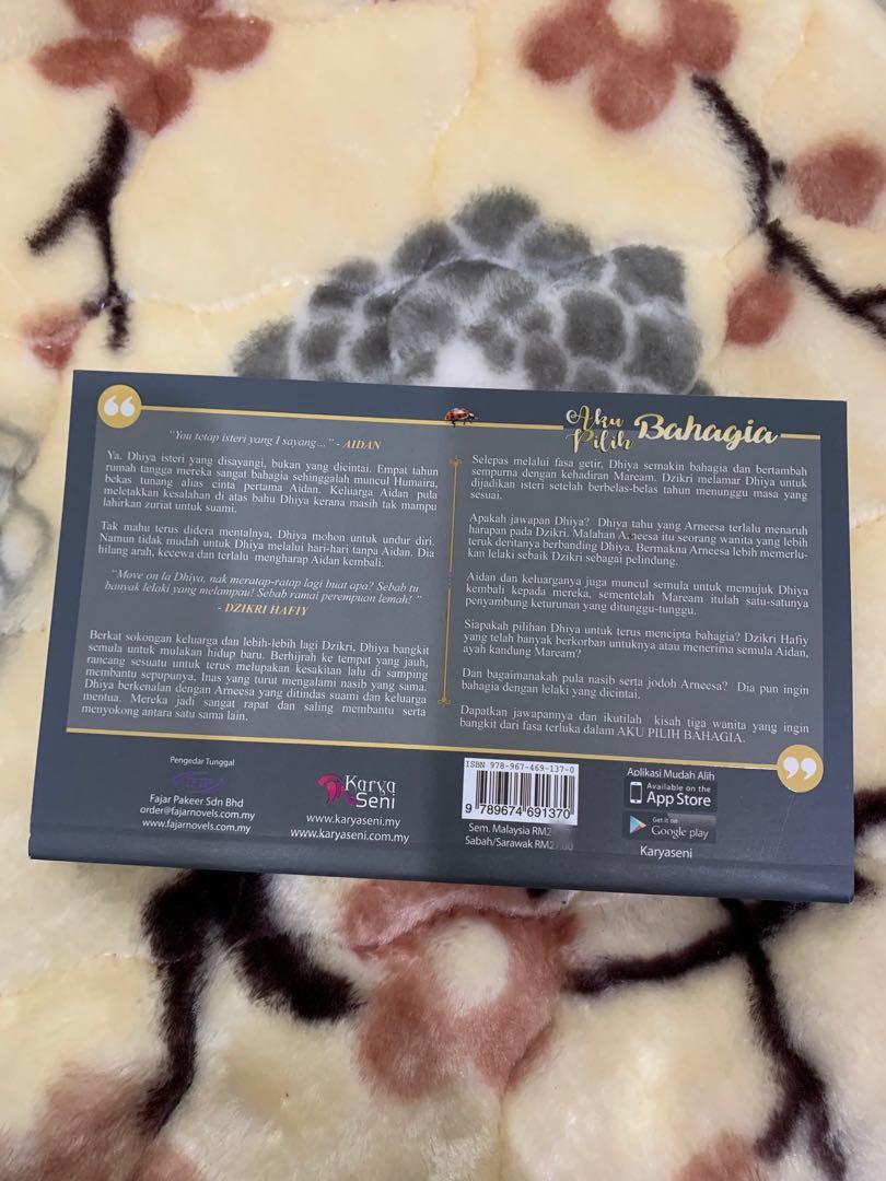 Novel Aku Pilih Bahagia Preloved Adaptasi Drama Books Stationery Books On Carousell