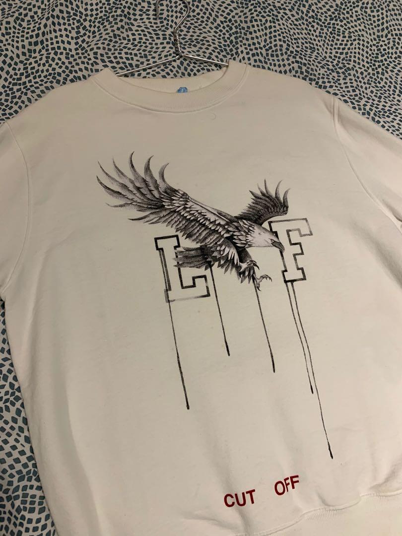 Off white eagle best sale crewneck