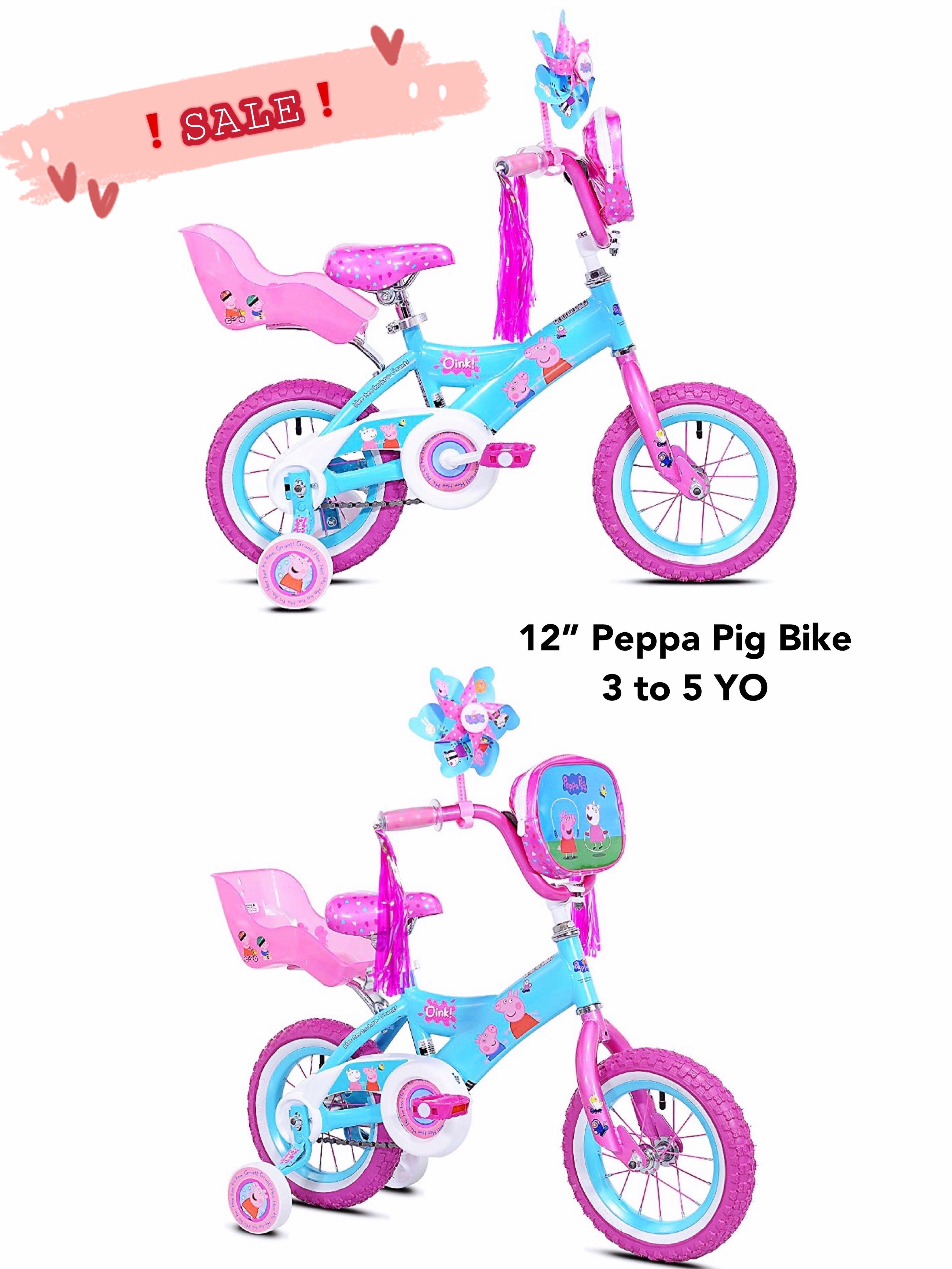 SALE Last Pc Peppa Pig Cute Bicycle Bike