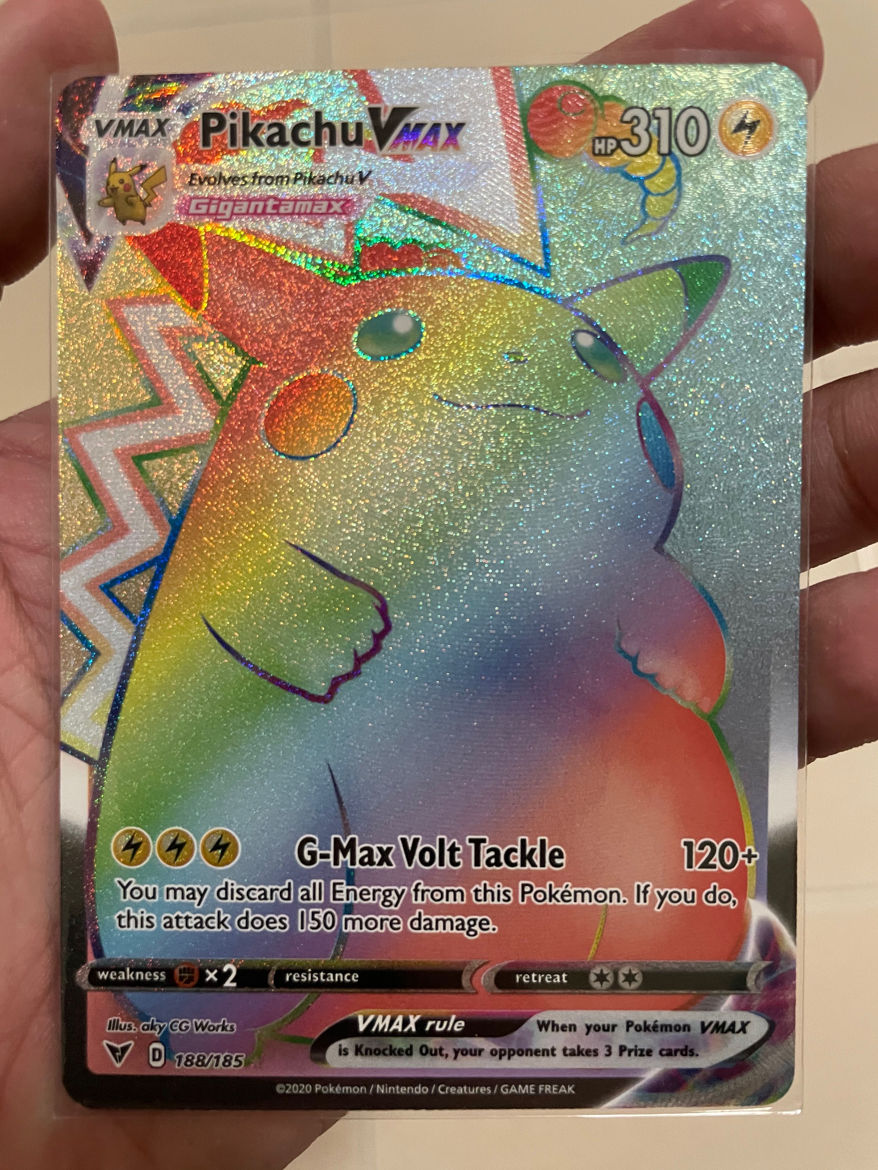 Pikachu VMAX Hyper Rare - 188/185 - Vivid Voltage – Card Cavern