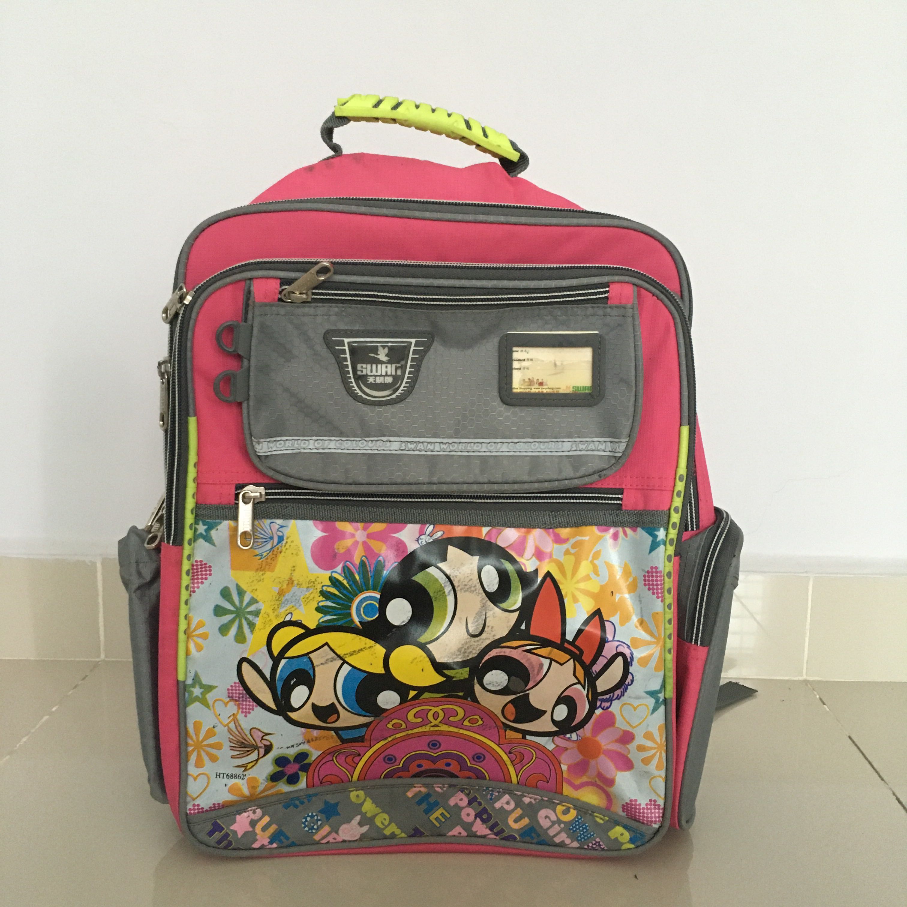 Powerpuff girl school bag sale