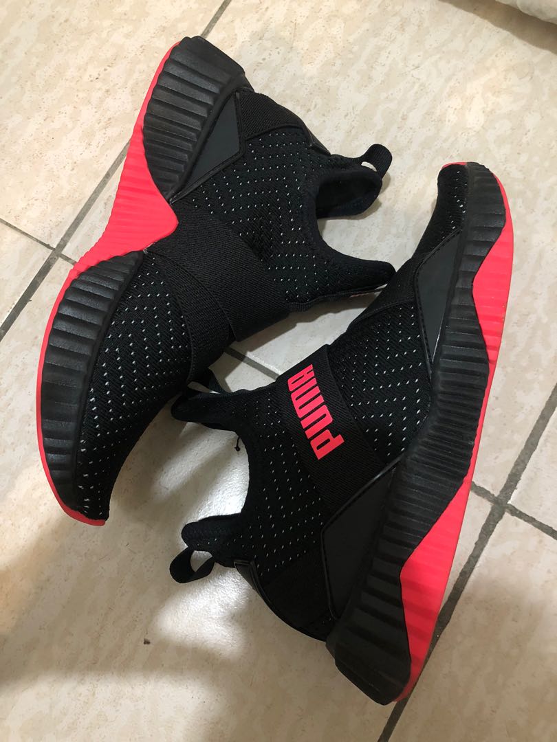 Red puma defy mid cheap