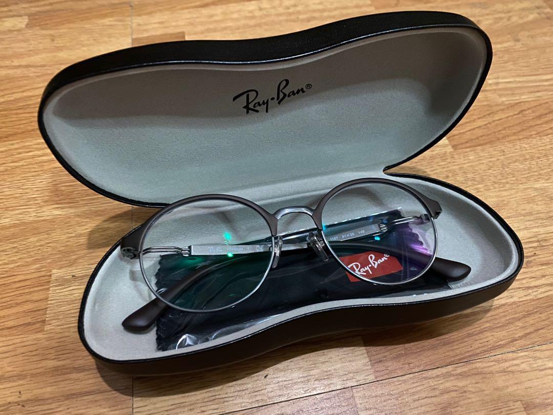 Rayban Ray Ban Prescription Eyeglasses Round Titanium Frame Men S Fashion Watches Accessories Sunglasses Eyewear On Carousell