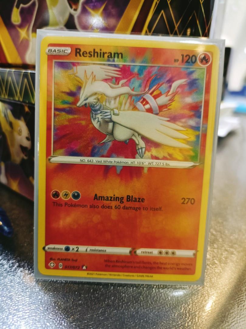 Reshiram 017/072 Pokemon Amazing Rare 2021 Shining Fates