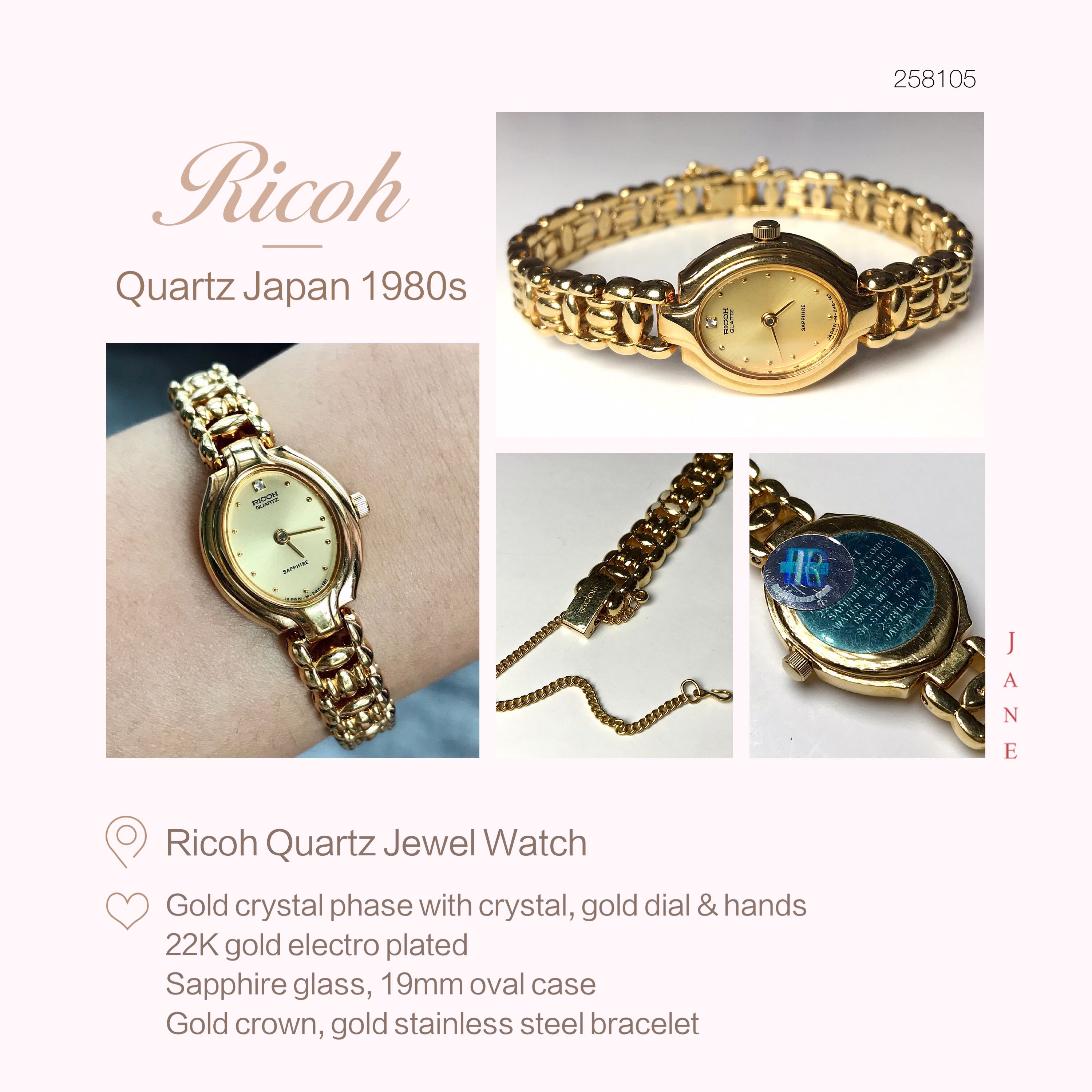 Top more than 148 ricoh quartz ladies watches