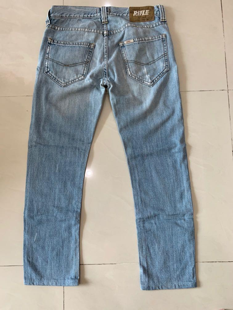 Rifle Jeans, Fesyen Pria, Pakaian 