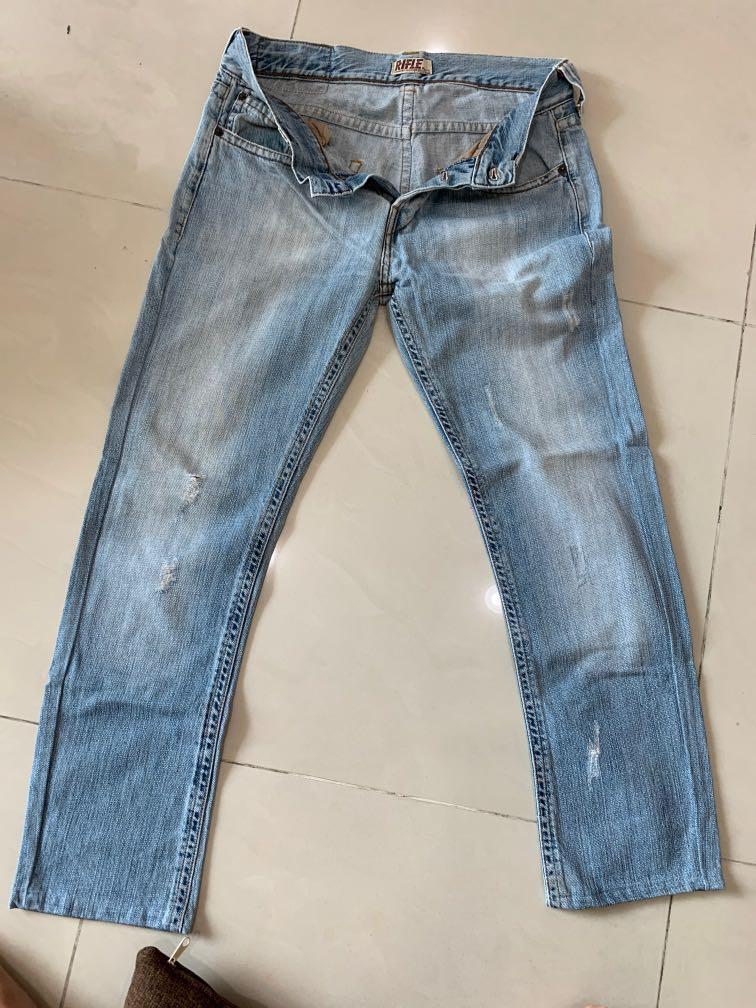 Rifle Jeans, Fesyen Pria, Pakaian 