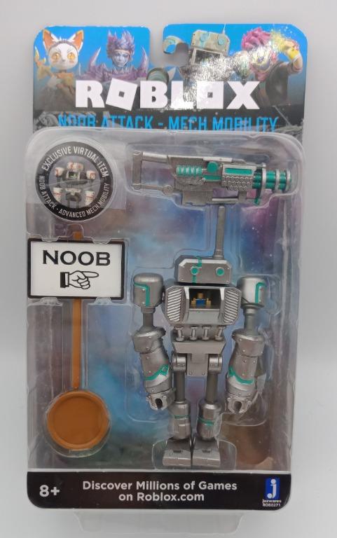 Roblox Imagination Collection Noob Attack Mech Mobility Figure Pack Jazwares Hobbies Toys Toys Games On Carousell - roblox noob figure