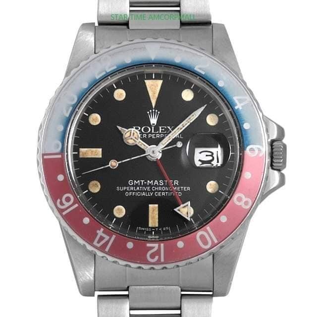 Rolex GMT MASTER 16750 Matte Dial PEPSI Full set dated paper