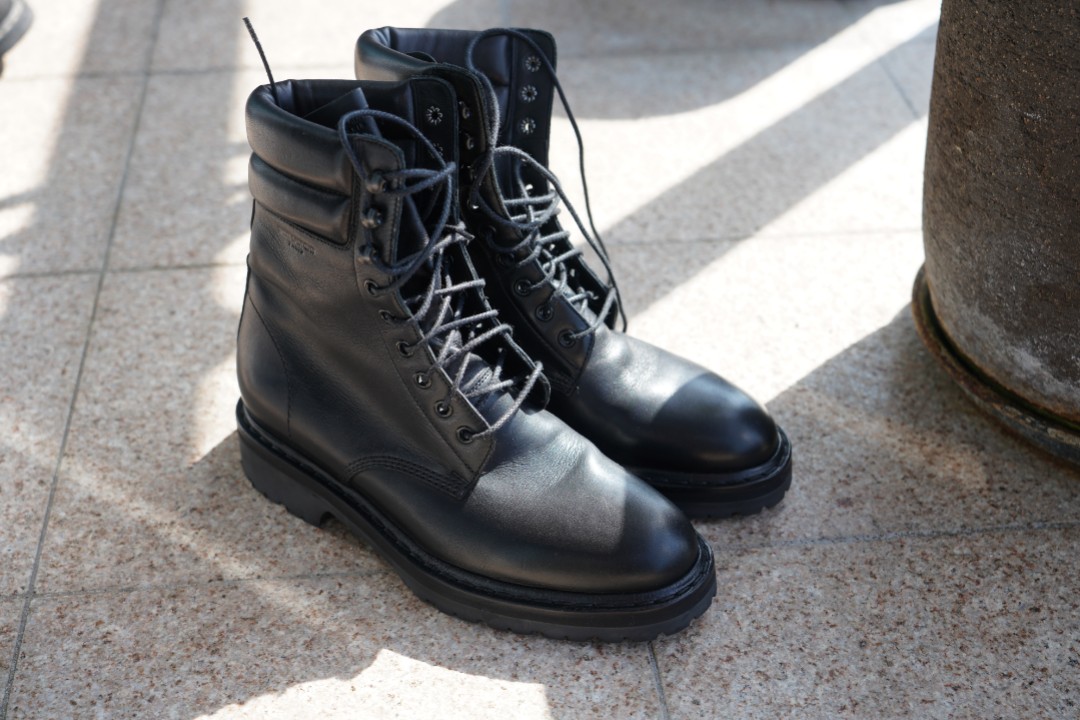 Saint laurent hotsell paris combat boot