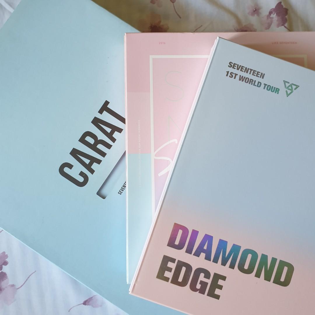 Seventeen official merch | Shining Diamonds dvd Diamond Edge dvd 