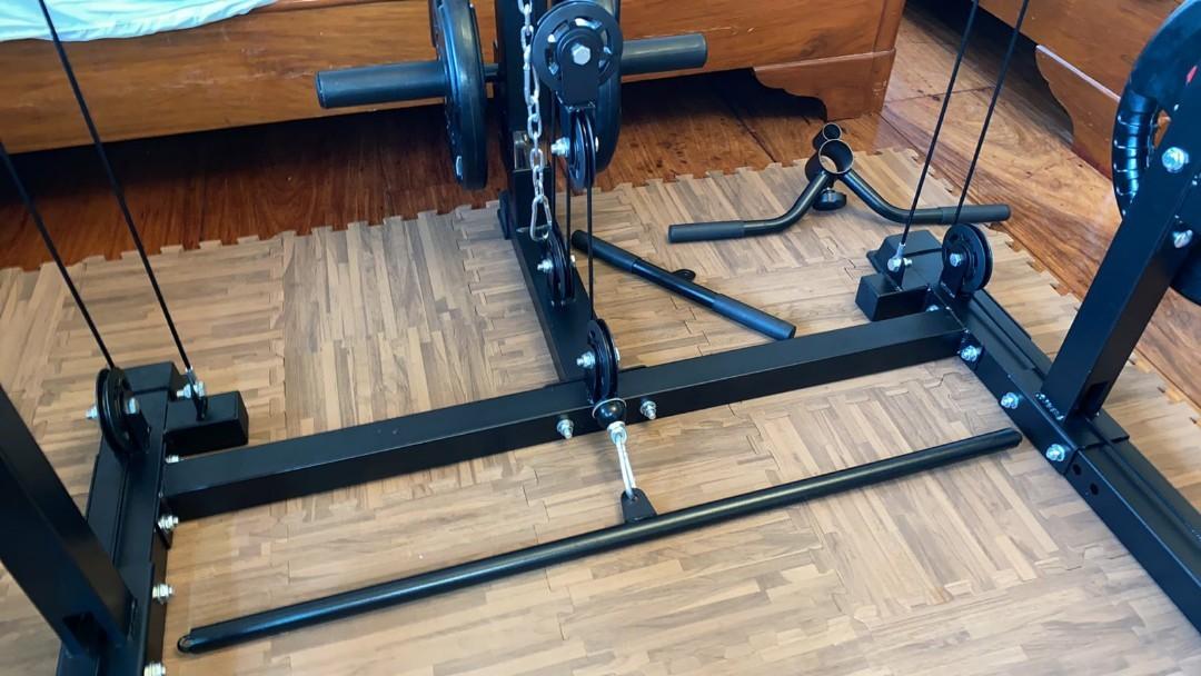 Squat Rack with Cables, Sports Equipment, Exercise & Fitness, Cardio