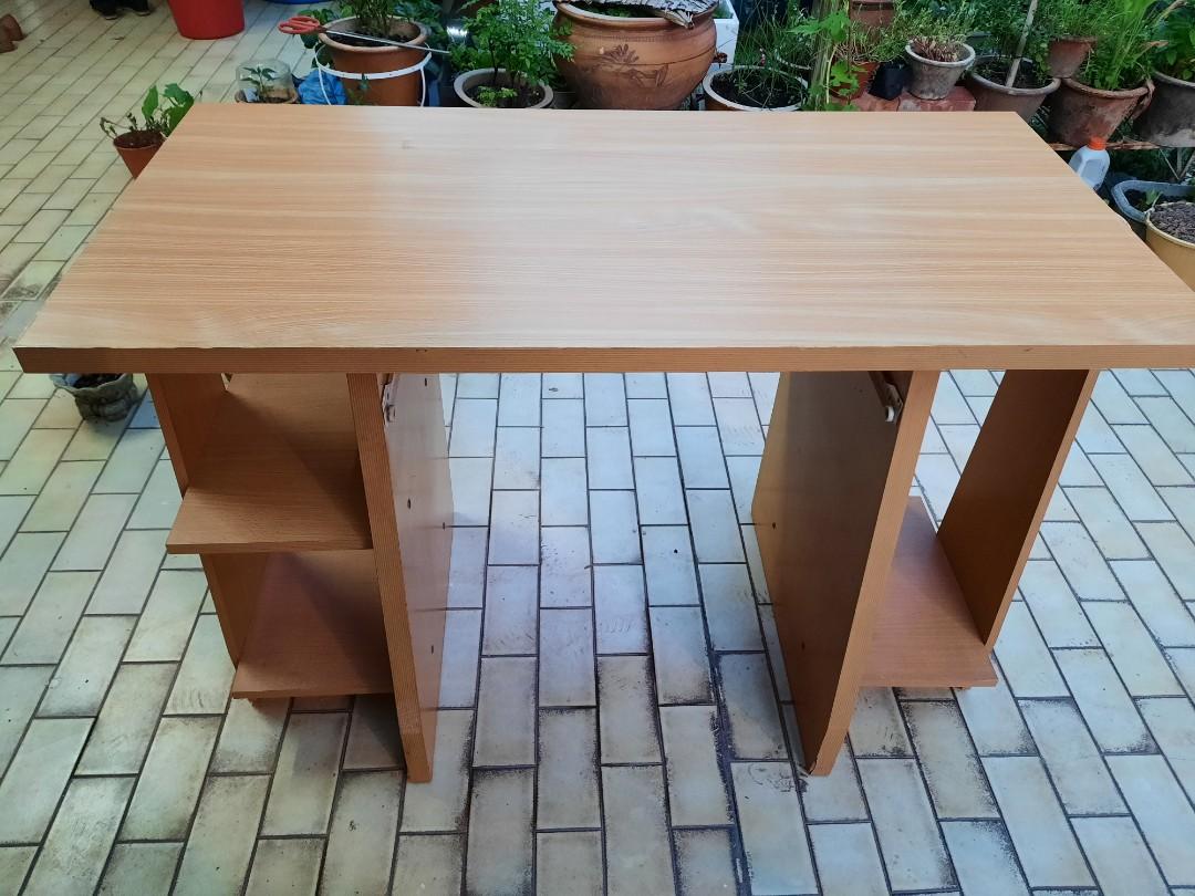 Study Table (Category: Tables & Sets) located in Subang Jaya. Submitted by angieci (Listing ID 1072396385, Image 3). Description: Study Table available for sale. Good condition. Size : 74cm x 120cm x 59cm.