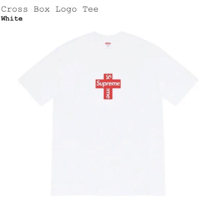 Supreme Cross Box Logo Tee White