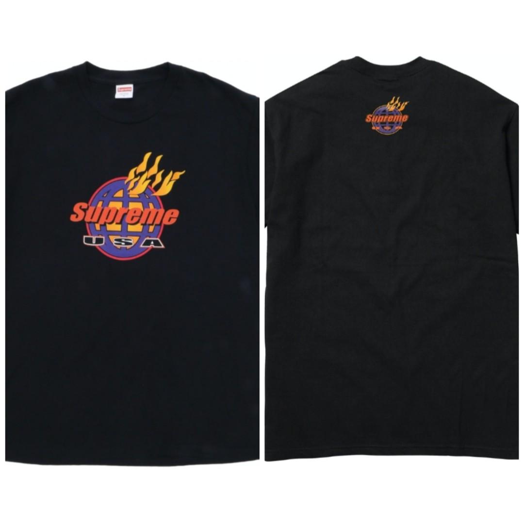 Supreme fire tee sales