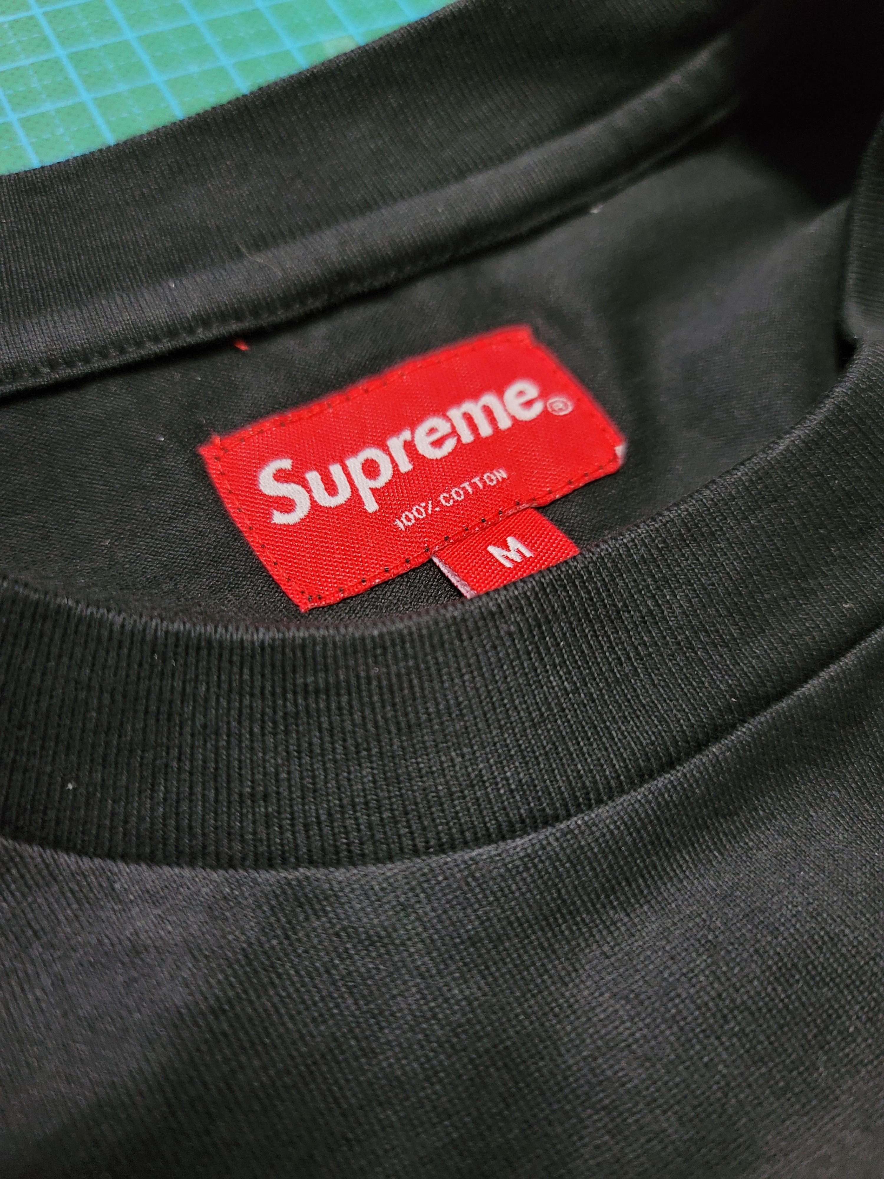 supreme box logo long sleeve black