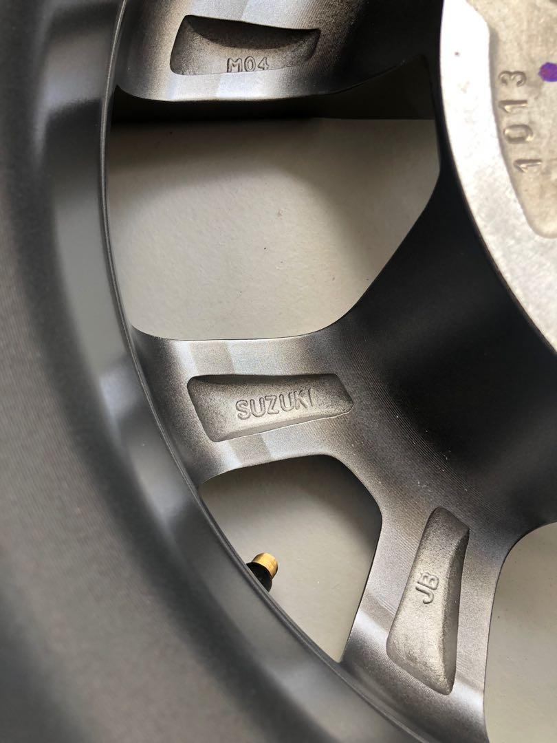 Suzuki Jimny OEM Alloy Wheels 15”, Car Accessories, Tyres & Rims on