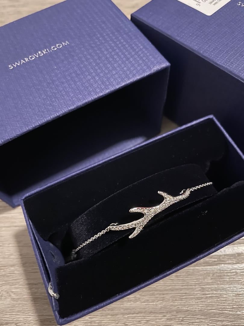 Swarovski Polar Bestiary Bracelet Rhodium Plated Women s