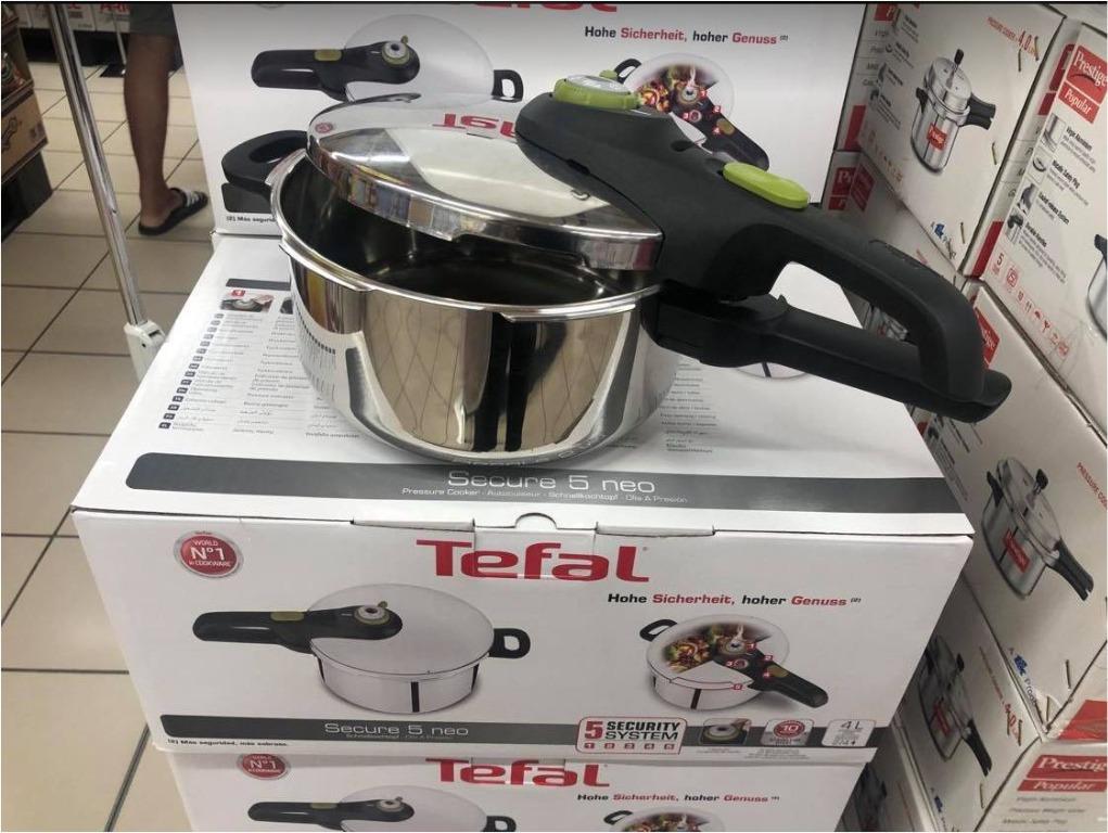 T-fal Secure 5 Neo Pressure Cooker, 4-L