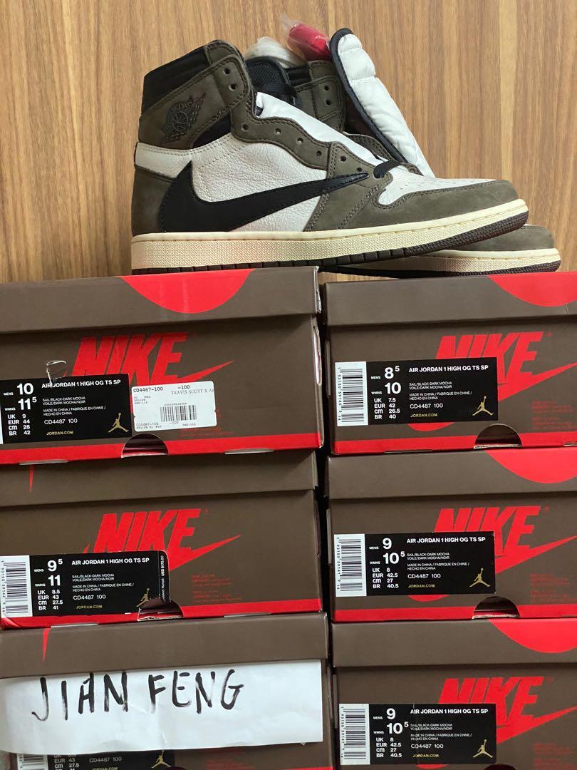 Travis scott aj1 box outlet
