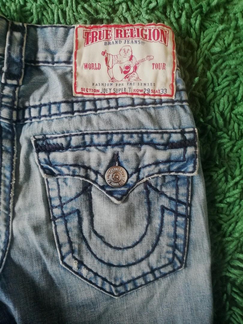 TRUE RELIGION Sz 29 Fit 30 Celana Jeans 