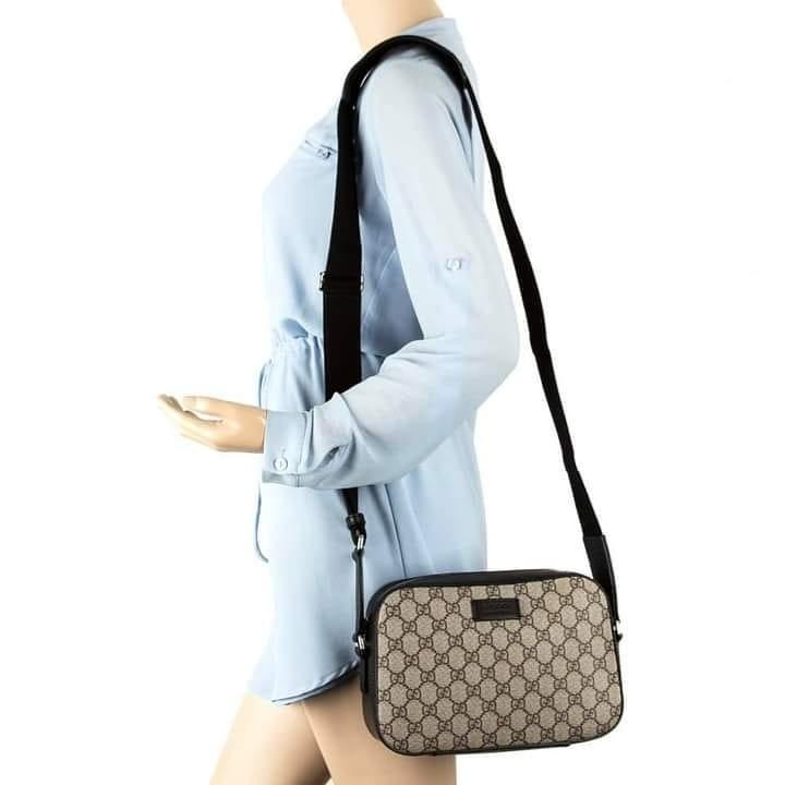 Gucci supreme camera bag hotsell