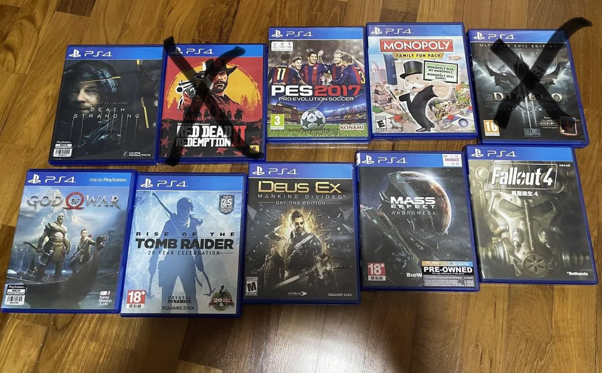 Used PS4 Games for sales, Video Gaming, PlayStation on Carousell