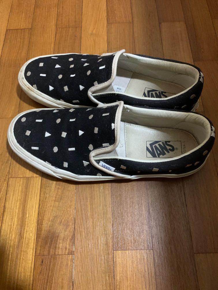 Patterned slip on vans Outlet