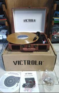 Victrola Vintage Retro Design Briefcase Suitcase Turntable Bluetooth IN and OUT Line In RCA Out Vinyl Plaka Record Player