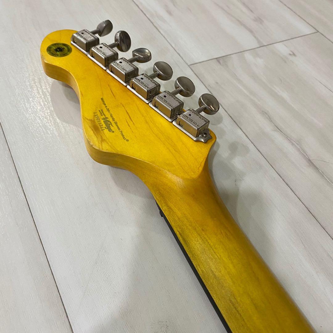 Vintage V6 Icon Stratocaster - Distressed Laguna Blue, Electric Guitar ...