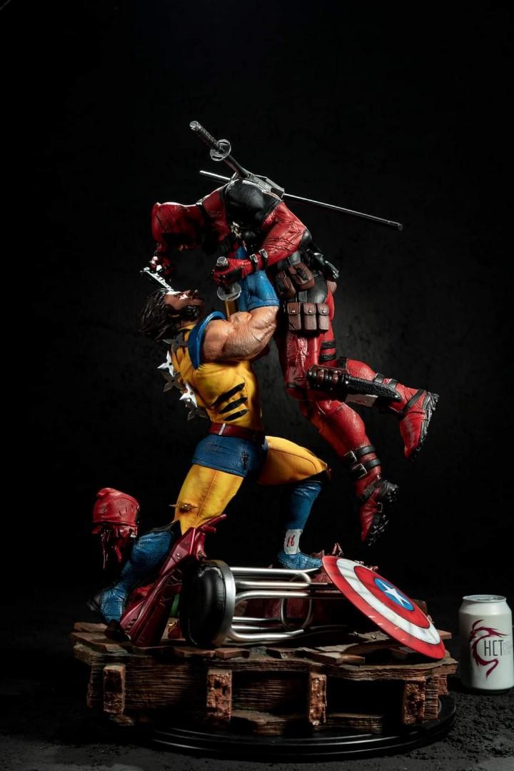 [IMMORTAL] Wolverine Vs Deadpool Diorama Statue (Tags Sideshow XM