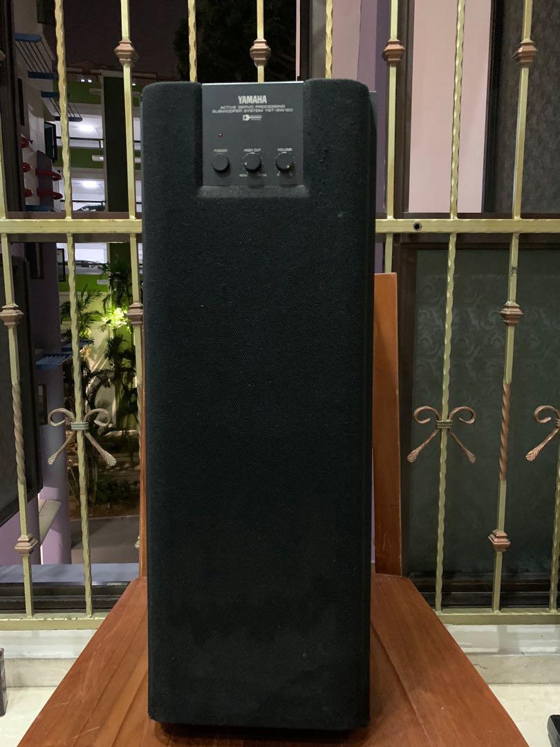 YAMAHA YSTSW120 SUBWOOFER BOOKSHELF SPEAKER, Electronics, Audio on