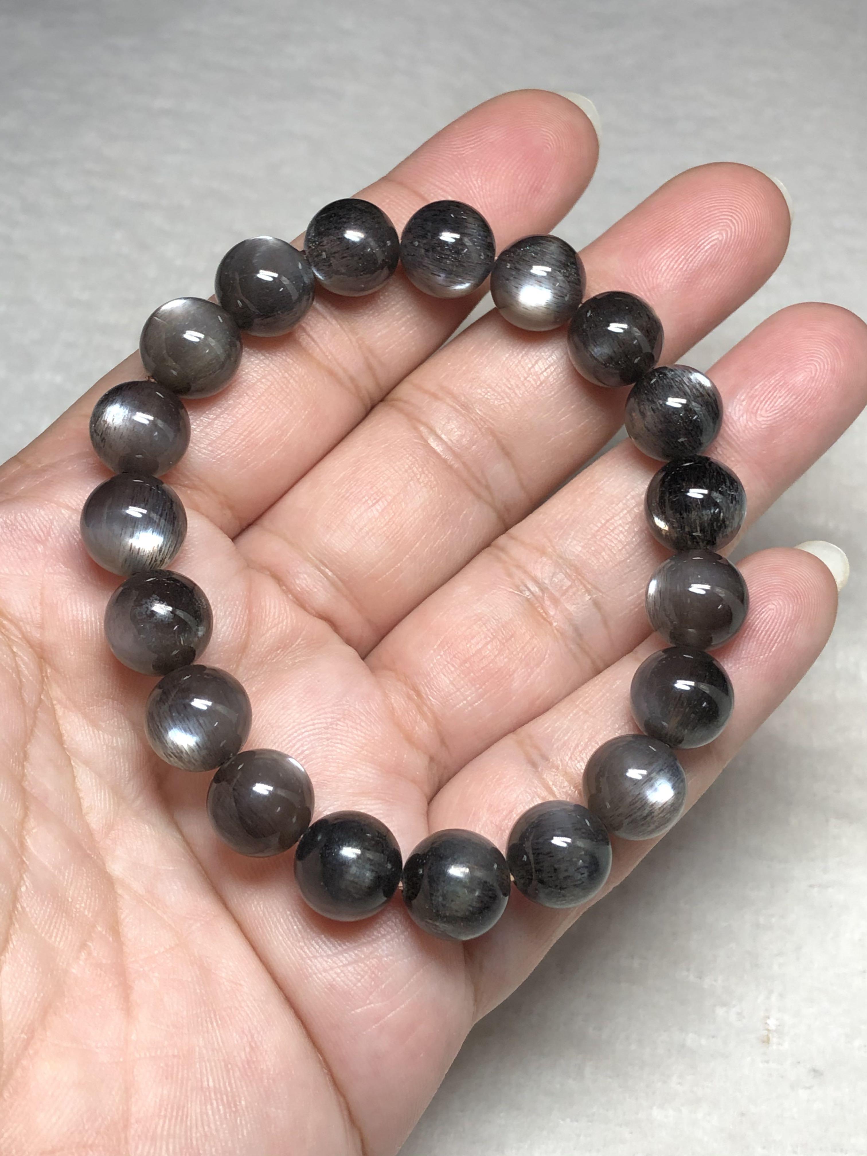 Black outlet sunstone bracelet