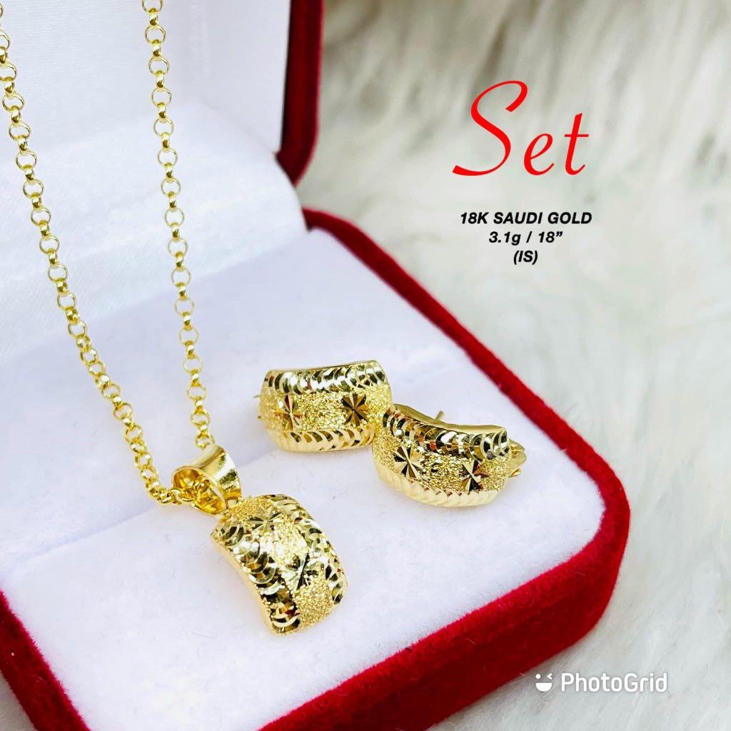 Saudi discount jewelry set
