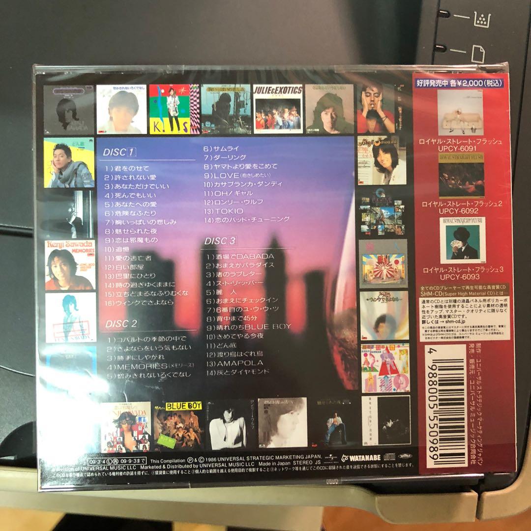 沢田研二- Single A 面精選日本Shmcd 版3 CD, 興趣及遊戲, 音樂、樂器 