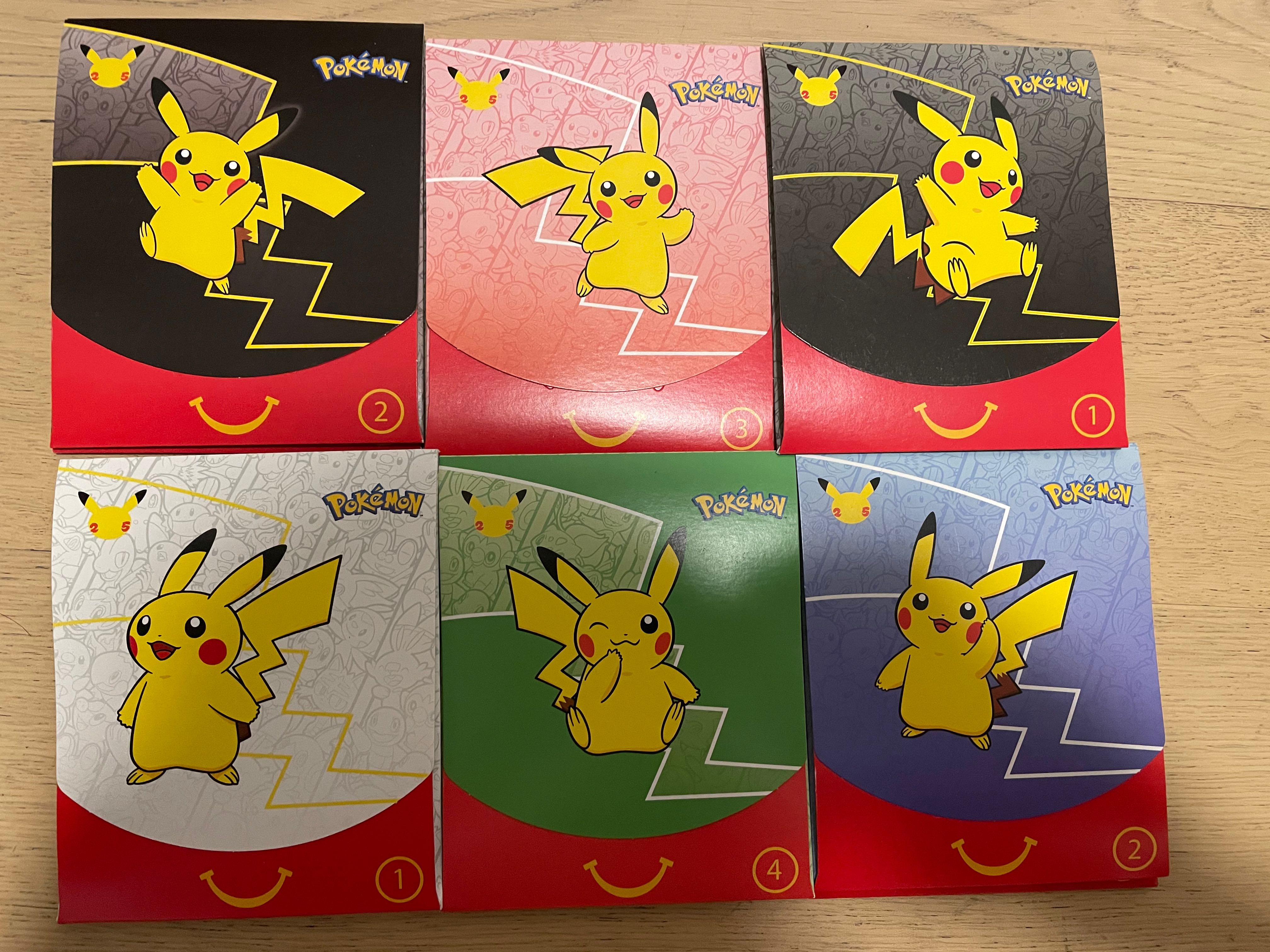 🍟現貨麥當勞X Pokemon 25 周年限定卡包🍔 McDonalds x Pokemon 25th