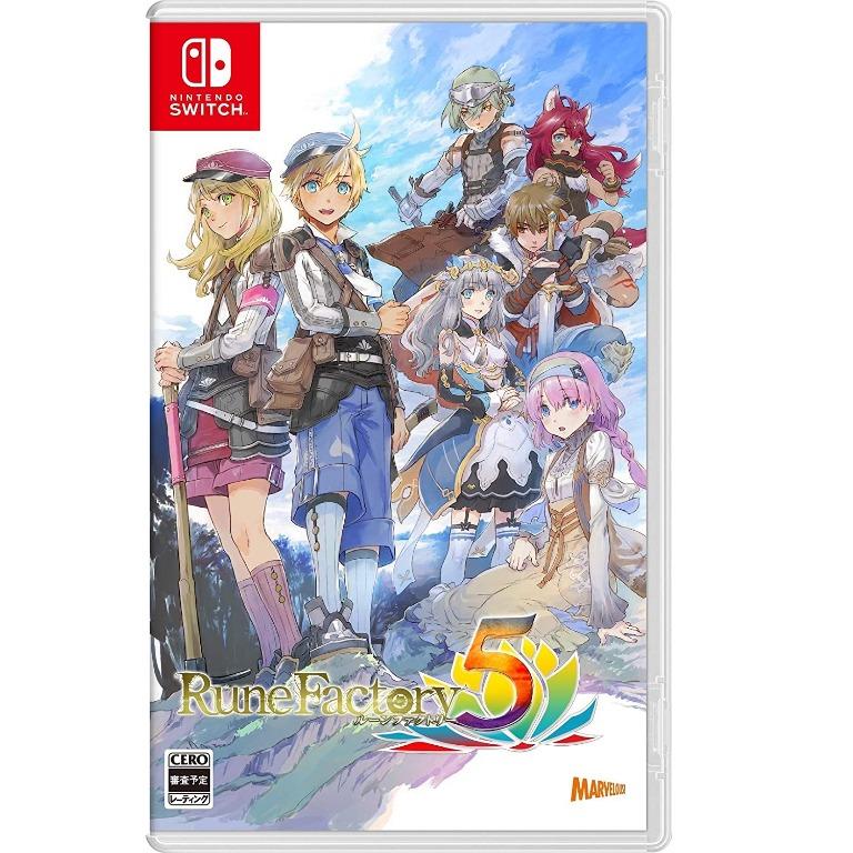 預訂送dlc Ns Rune Factory 5 Switch 符文工廠5 行版 中文 遊戲機 遊戲機遊戲 Carousell