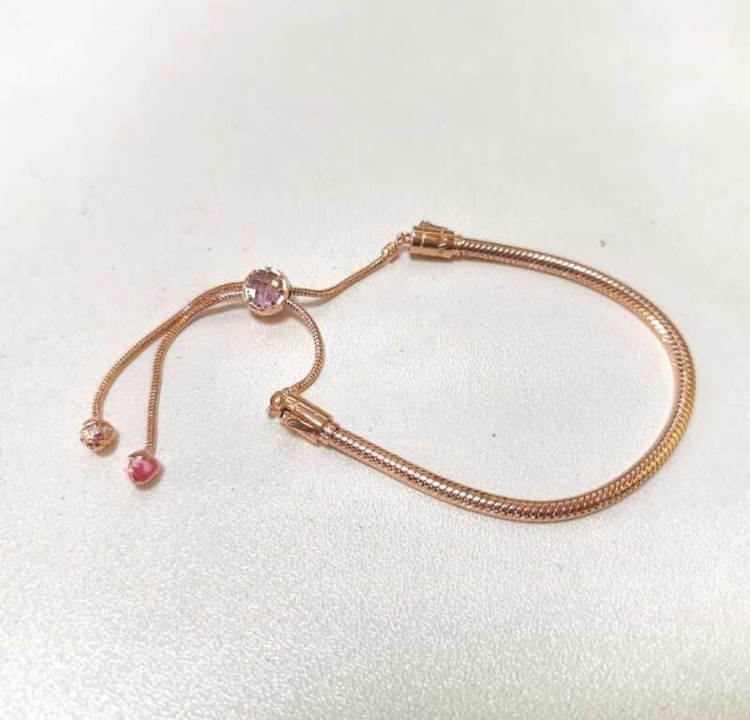 ❤️ Pandora pink peach blossom flower 