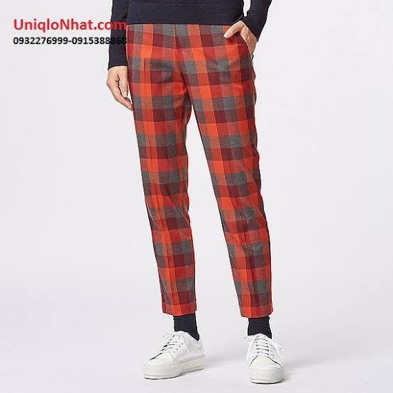 💛 UNIQLO MEN EZY ANKLE PLAID PANTS, Men 