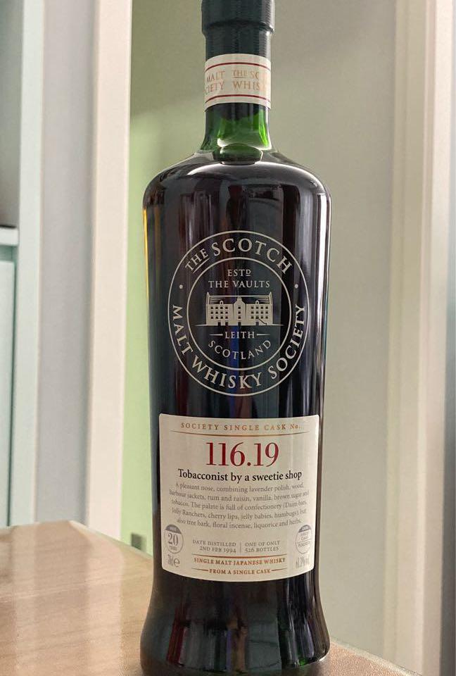 余市Yoichi SMWS 116.19 - 20 year old Virgin cask, 嘢食& 嘢飲, 酒精