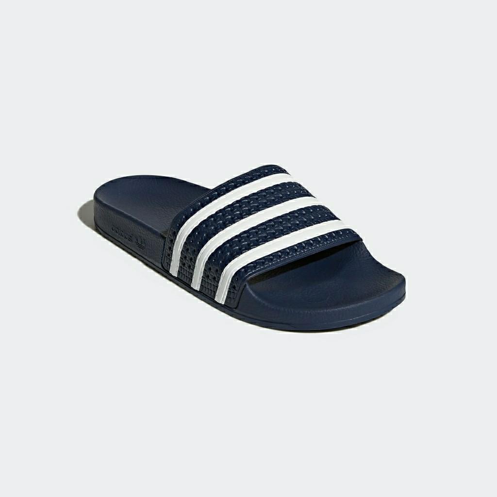 Blue adidas slippers Clearance