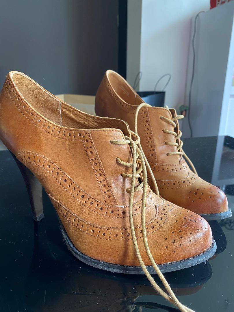 brown booties aldo