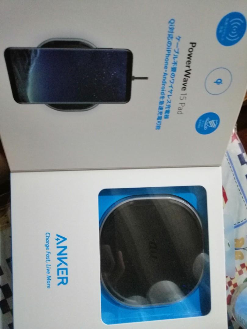 Anker Powerwave 15 pad. (Category: Chargers) located in Cavite. Submitted by chelsang.0327 (Listing ID 1074341264, Image 1). Description: Fast charger. suits for android and iphone. PM for interested. 😊.