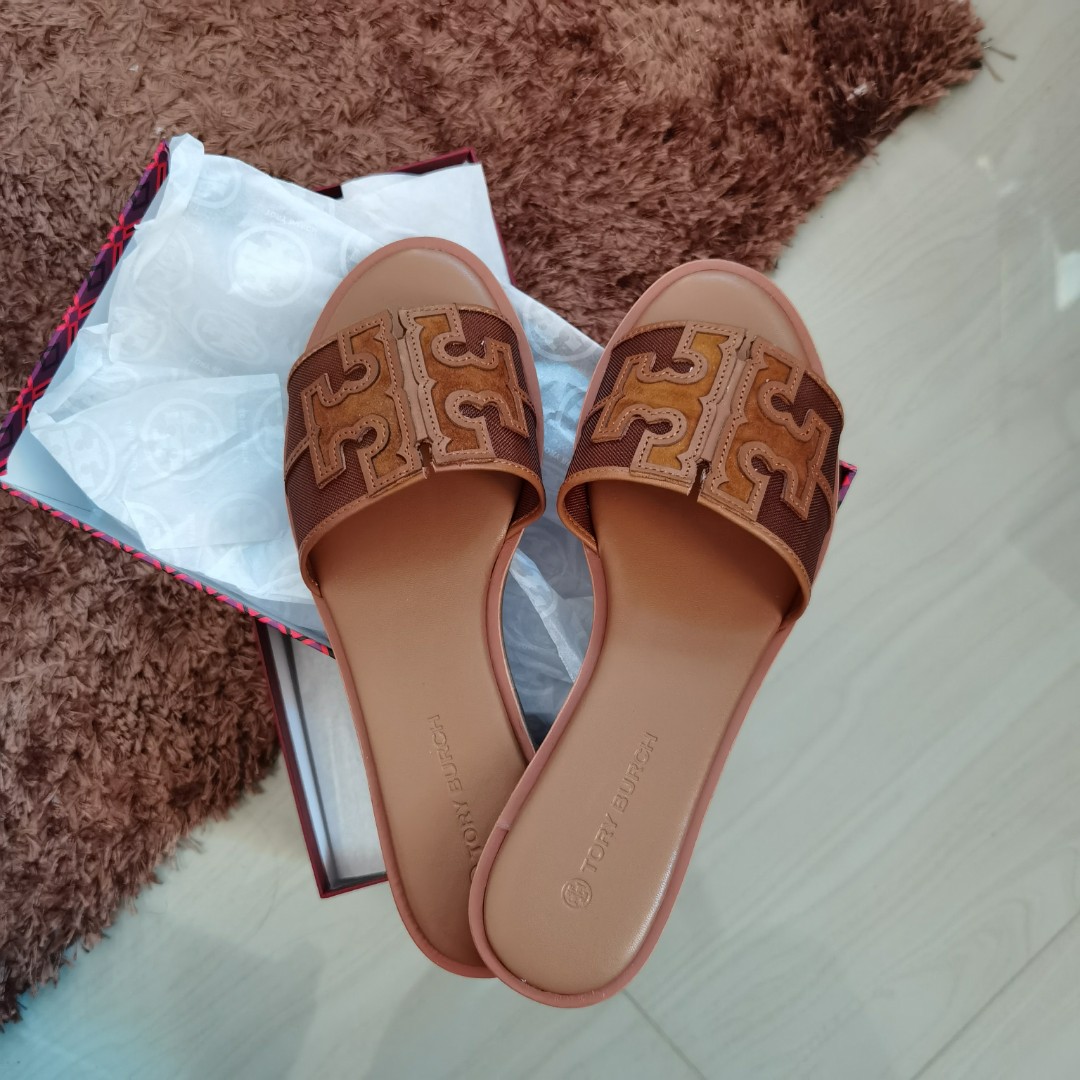 tory burch ines flat mesh sandals