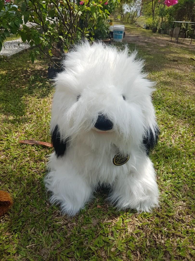 Large old english sheepdog stuffed animal hotsell