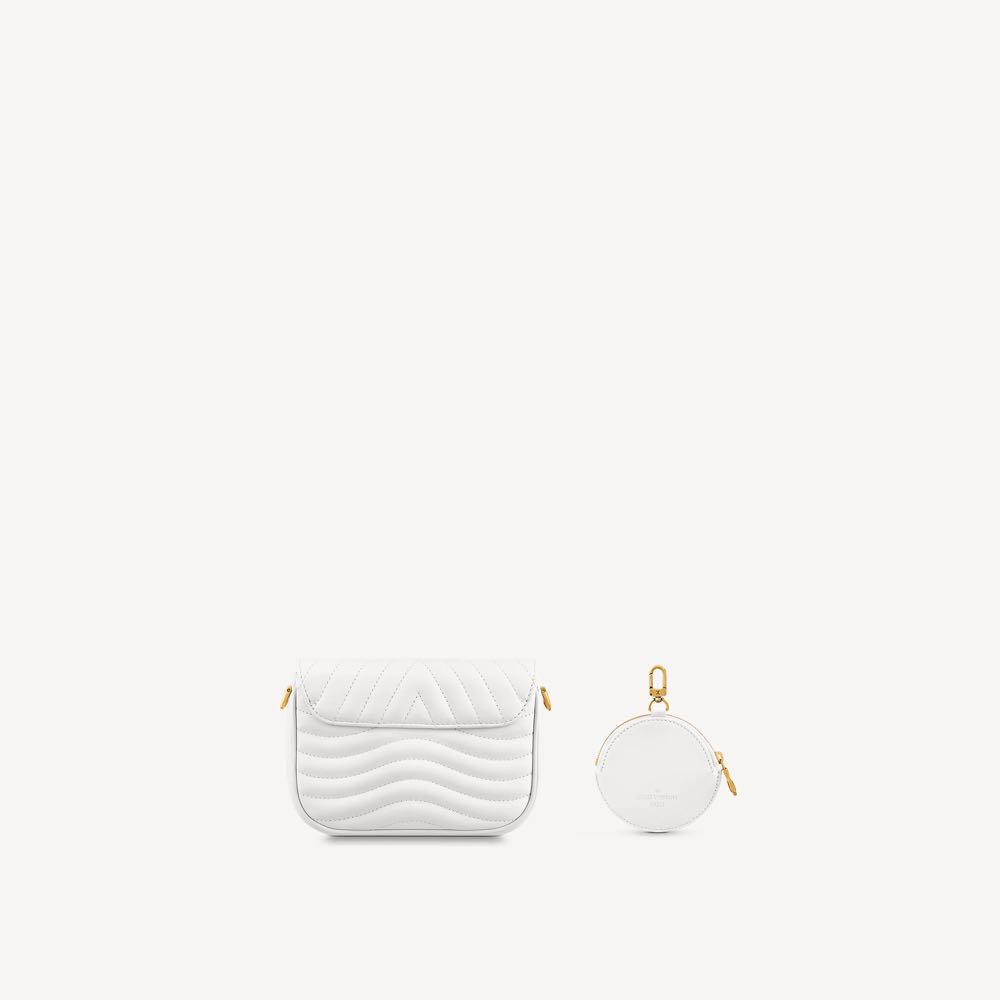 Louis Vuitton Calfskin New Wave Multi Pochette Snow 542835