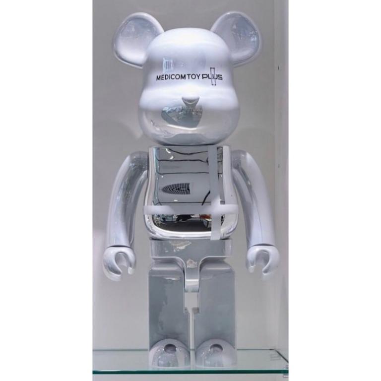 その他 MEDICOM TOY - BE@RBRICKMEDICOMTOYPLUSWHITE CHROME Ver. BE@RBRICKMEDICOMTOYPLUSWHITE CHROME Ver.