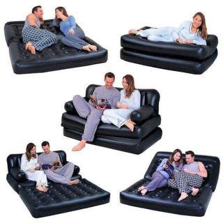 Bestway 5 in 1 Inflatable Sofa Air Bed Couch free pump