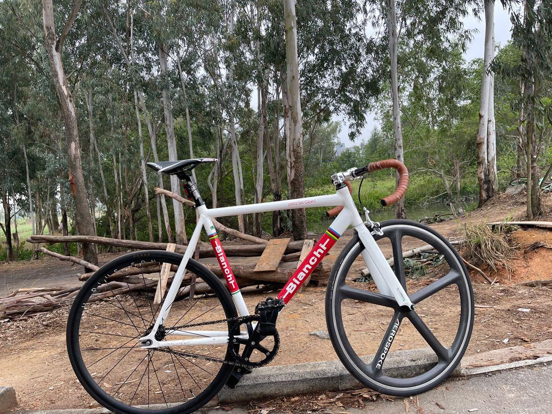 bianchi pista fixed gear
