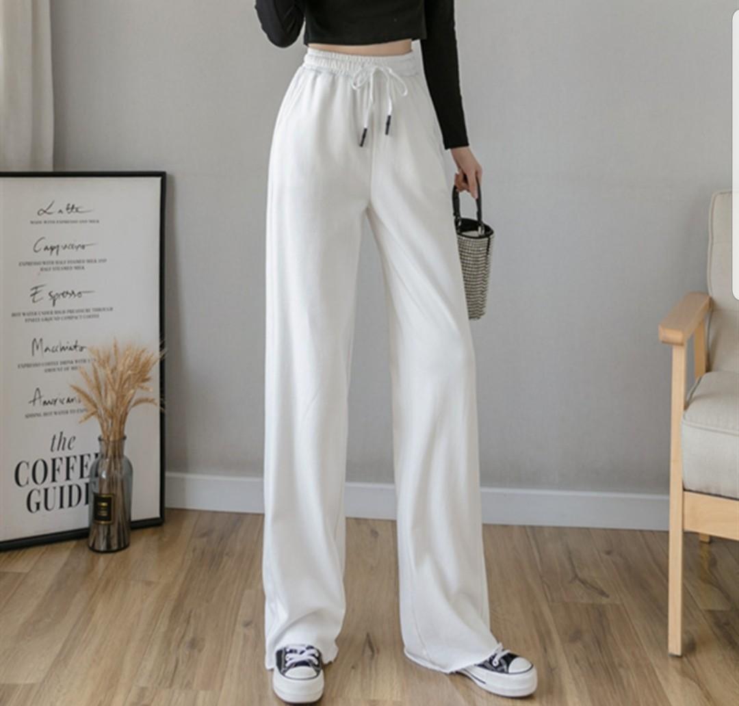 White baggy sweatpants sale